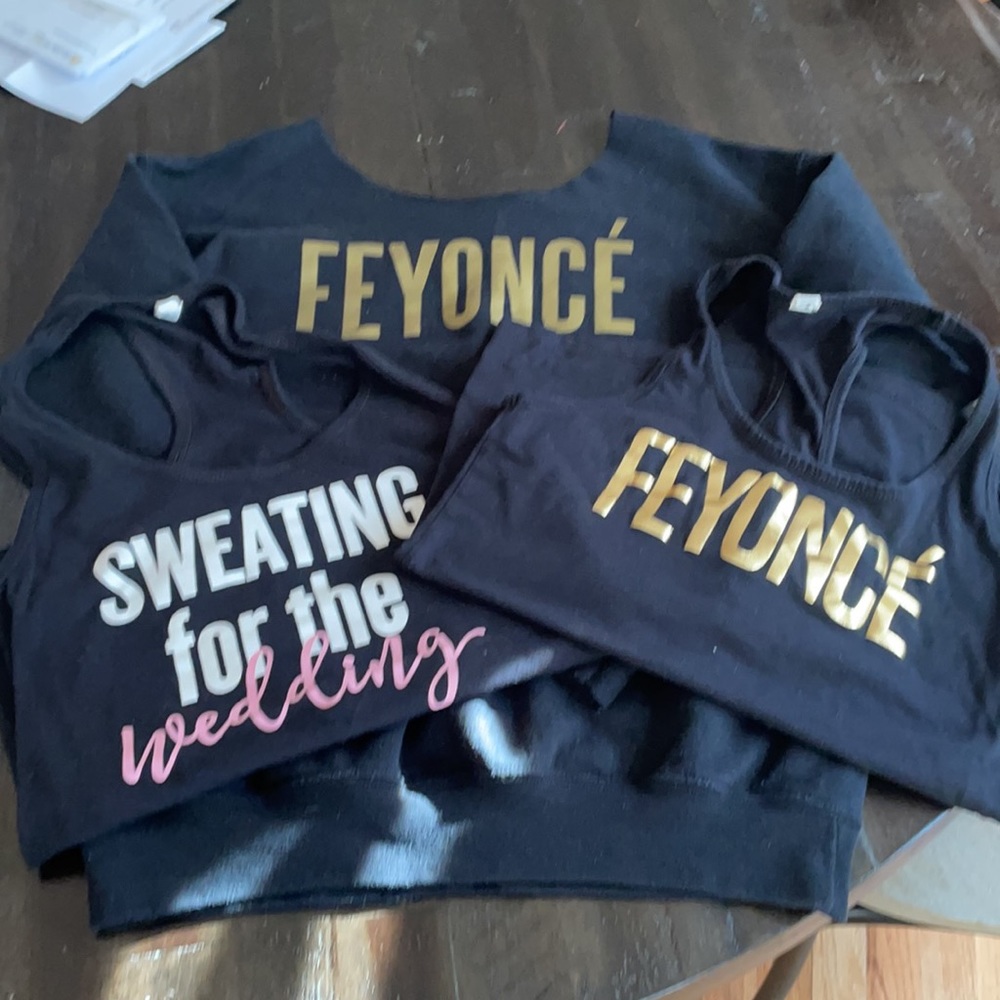 Set of “Feyonce” shirts for a bride to be!